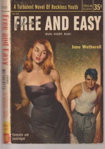 Free And Easy G128 Popular Library Giant '53 June Wetherell Juvenile Delinquent - Imagen 1 de 2