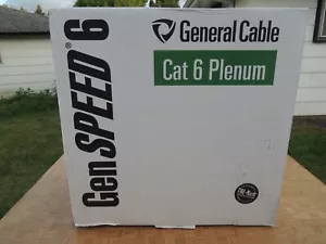 Cavo Cat 6 avanzato General GenSPEED 6000, CMP, U/UTP, 23 AWG, bianco, 700 piedi - Foto 1 di 16