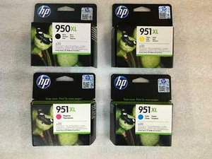 original HP Tinten 950XL Black 951XL Cyan Magenta Yellow ( 2024 ) OVP Rechnung - Bild 1 von 2