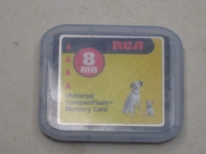 RCA 8 MB Universal CompactFlash Memory Card LYRA SanDisk Compact Flash - Picture 1 of 3