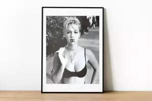Fotografía modelo Drew Barrymore - Impresión - Póster de 1990 - Arte de película - Blanco y negro - 607 - Imagen 1 de 4
