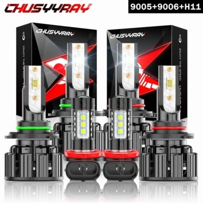 Kit combinado de faros LED haz alto/bajo + faros antiniebla para Toyota Avalon 2013-2017 Foto 1 de 4