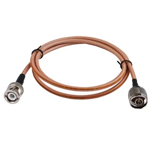 8" N-Type male plug to BNC male Adapter RF Jumper Pigtail Coax Cable RG142 20cm - Zdjęcie 1 z 4