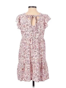 Isabel Maternity Flutter Short Sleeve Dress - Picture 1 of 3