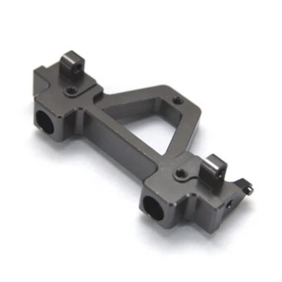 NEW STRC Aluminum Rear Bumper Mount Gun Metal : SCX10 Jeep Wrangler - Image 1 of 2