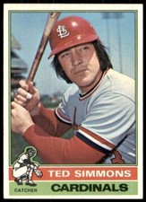 DCC: 1976 Topps Ted Simmons St. Louis Cardinals #290 NM