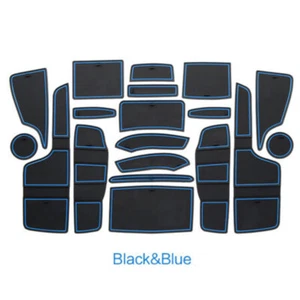 Gate Slot Mats For Ford Ranger 2015-2021 Non-Slip Interior Cup Holder Pads 19pcs - Picture 1 of 14