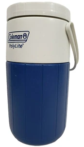 Coleman Polylite Insulated Water Jug 1/2 Gal 5590 Blue & White w Carry Handle - Picture 1 of 8