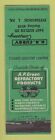 Matchbook Cover - HR Curry Pittsburgh PA AP Green Refractory