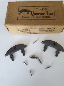 Cobblers Tools Shoe Repair Steel Heels Tips Segs Protectors Milton - Picture 1 of 6