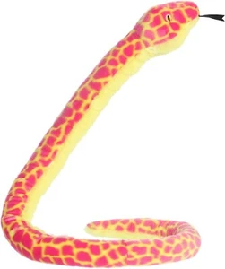 Aurora - Jumbo rosa Schlange - 51 Zoll bunte Limonadenschlange - Stofftier - Bild 1 von 5