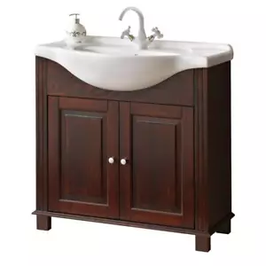 Bathroom Furniture Sink Antique Style Basin With Vanity Unit Country New Classic - Imagen 1 de 6