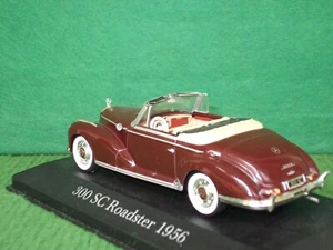 1:43 Mercedes-Benz 300SC Roadster W188 bordeauxrot 1956 Mercedes-Benz-Collection - Bild 1 von 12