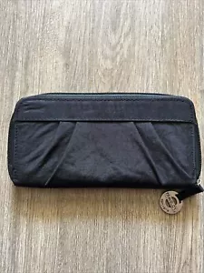 Cartera de viaje Travelon para mujer con cremallera alrededor en negro usada en excelente estado 8x4 - Imagen 1 de 10