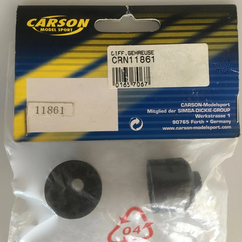 Ersatzteil Diff Gehäuse CM-4 Chassis 1:8 Monstertruck Heat Carson 11861 801283 - Bild 1 von 1