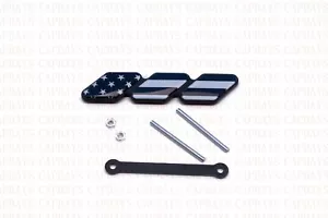 Black Flag Grille Badge emblem For Toyota Tacoma TRD 4Runner Tundra/ Tantu Super - Picture 1 of 7