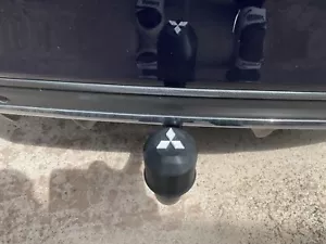 Tow Bar Cover /Cap for Your Car solid , black/ silver - Picture 1 of 12