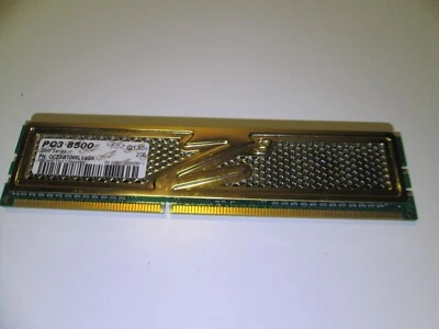 Memoria RAM PC OCZ Gold Edition OCZ3G1066LV4GK 2GB PC3-8500 DDR3-1066MHz - Immagine 1 di 3
