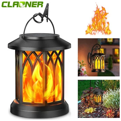 LED Garten Solarlampen für Außen Hängend Solar Laternen Solarleuchten Gartendeko - Bild 1 von 4