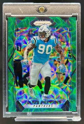 2017 Prizm Julius Peppers Green Scope #52/99 Panthers - Image 1 of 2