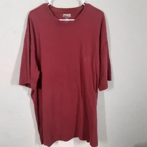 Duluth Trading Herren Heavy T-Shirt Größe 2XL Rot Longtail T Kurzarm - Bild 1 von 5