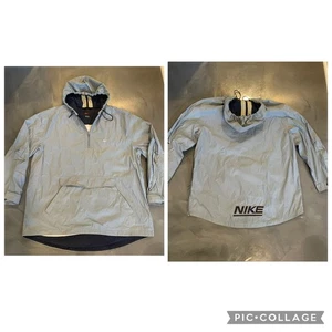 Nike Anorak Jacke XL Big Logo 1/4 Zip Vintage 90s Windbreaker Pullover Blau - Bild 1 von 11