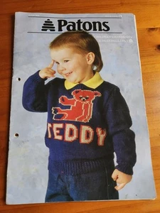 Patons Book 904 Children's Handknits in Bluebell 5 Ply Knitting Pattern - Picture 1 of 1