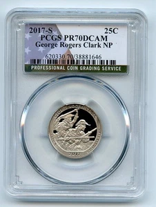 2017 S 25C Clad George Rogers Clark Quarter PCGS PR70DCAM - Picture 1 of 1
