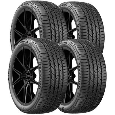 (QTY 4) 275/35R19 Bridgestone Potenza Sport A/S 100Y XL Black Wall Tires — 第 1/4 张图片