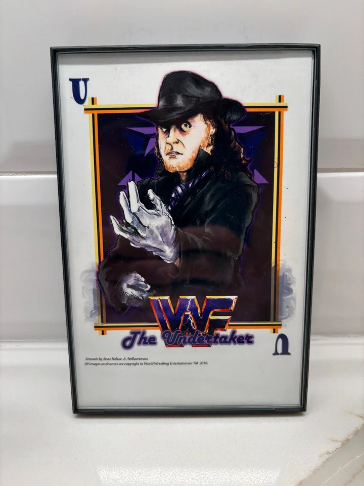 Arte de cartas de juego WWF Undertaker por Jesse Nelson Jr. impresión artística 4x6 Foto 1 de 1