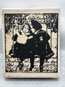 Stampington - Holiday Swing - Vintage Christmas Rubber Stamp K5543 - Bild 1 von 5