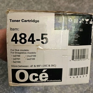 Cartucho de tóner negro Oce' Imagistics 484-5 ~ Nuevo en caja abierta ~ 7500 alto rendimiento - Imagen 1 de 8