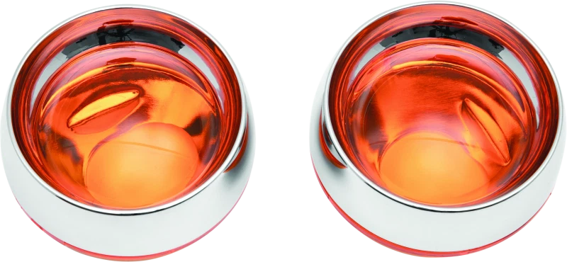 Biseles de plato profundo Kuryakyn con lentes ámbar Foto 1 de 1