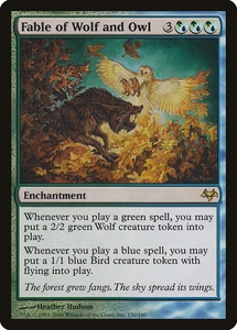 Fable of Wolf and Owl [Eventide] Near Mint | Magic: The Gathering - Picture 1 of 1