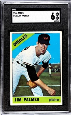 1966 Topps #126 Jim Palmer Rookie - Baltimore Orioles - SGC 6 - 6339010🔥⚾📈 - Image 1 of 2