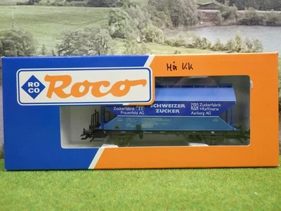 Roco 46393 H0 Silo Wagon SBB Swiss Sugar in Original Packaging (VP) D1040 - Image 1 of 3
