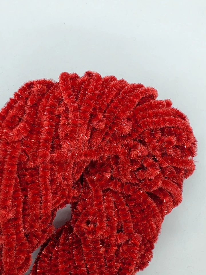 SADIE THOMPSON RED New Age Chenille 5 Yard Pack Size #2 Medium Fly & Jig Tying - Image 1 of 1