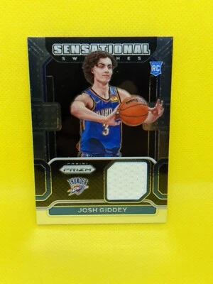 2021-22 NBA Panini Prizm Basketball Josh Giddey RC Sensational Swatches #SW-JGD - Image 1 of 2