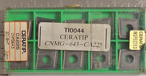 Kyocera Ceratip Hartmetalleinsätze CNMG-643-CA225 (10 Stück) - Bild 1 von 3