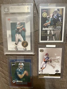 Lot 2001 FLEER Authority 142 Josh Heupel BECKETT MINT   Dolphins Rookie Sooners - Picture 1 of 10