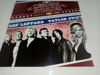 DEF LEPPARD & TAYLOR SWIFT "CMT Crossroads"  LP 33 tours bleu neuf scellé 2024 - Photo 1/2