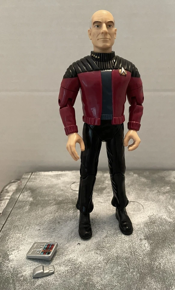 Figura de acción de colección 95 Star Trek Space Talk Series Capitán Jean Luc Picard Foto 1 de 1