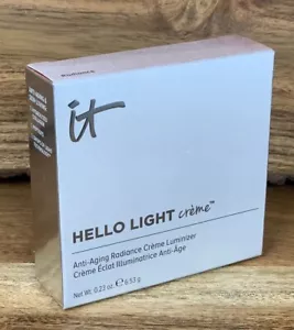 IT Hello Light Creme Anti-Aging Luminizer Radiance 0.23 oz New In Box - Picture 1 of 5