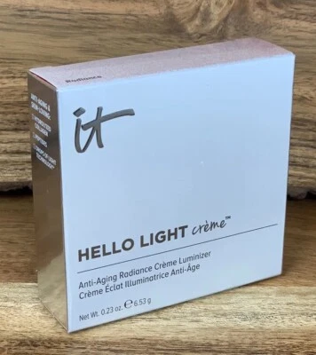 IT Hello Light Creme Anti-Aging Luminizer Radiance 0.23 oz  New In Box - Image 1 of 4