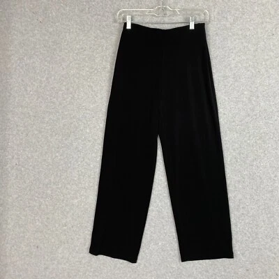 Pantalones de vestir Alfani para mujer SP cortos negros tiro alto rectos elásticos Foto 1 de 4