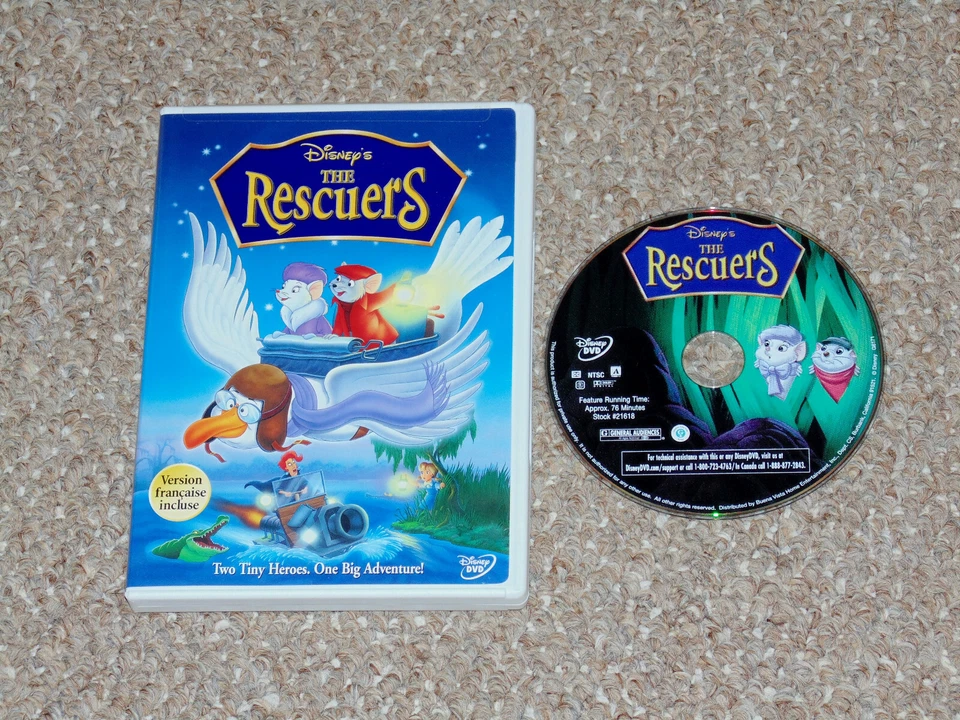 Disney's The Rescuers DVD 2003 Canadian - Image 1 of 1