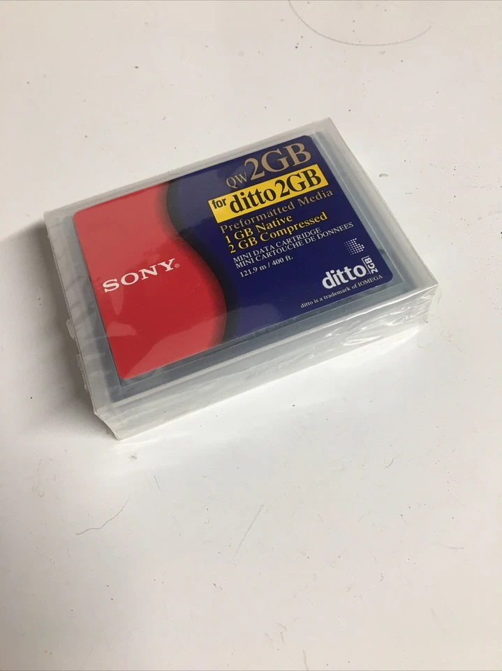 Sony QW2GB Ditto tape cartridge  - Image 1 of 1