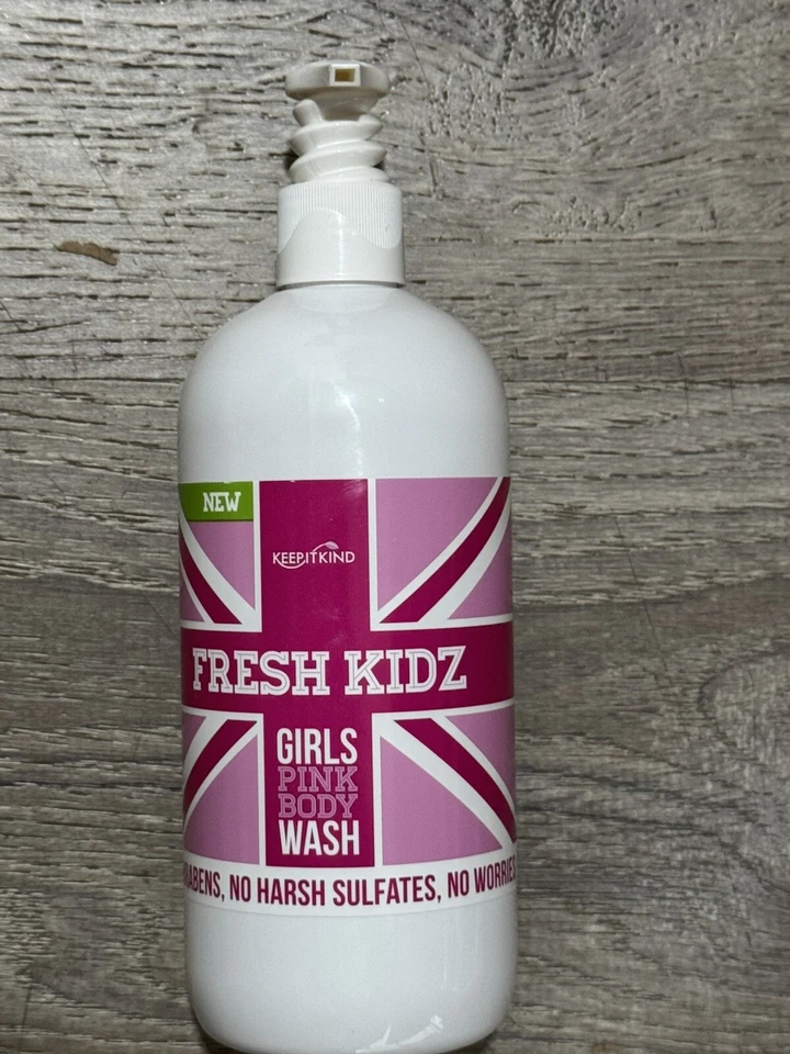 Jabón corporal natural Keep It Kind Fresh Kidz - niñas "rosa", 16,9 fl. oz. Foto 1 de 1