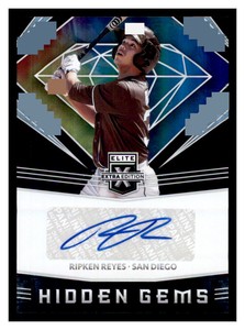 2020 Panini Elite Extra Edition Hidden Gems Black #HG-RR RIPKEN REYES AUTO ~E2JJ