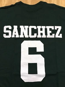 Mark Sanchez Property of New York Jets Football Logo VINTAGE NFL Shirt - Picture 1 of 4